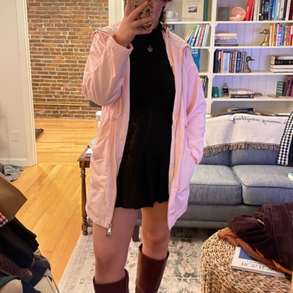 Pink Disney Minnie Mouse Windbreaker Raincoat
